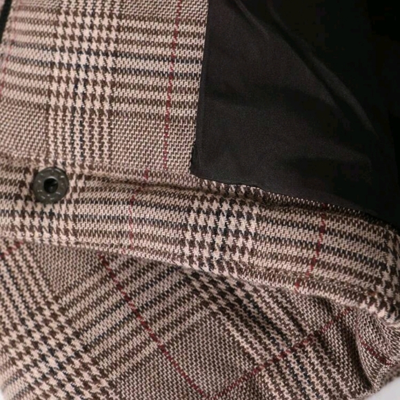 PLAID WINTER PUFFER JACKET COAT SIZE S - Picture 5 of 5